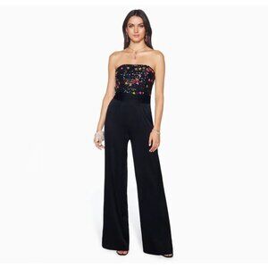 Ramy Brook Johanna Jumpsuit Black Size 00 NEW NWT